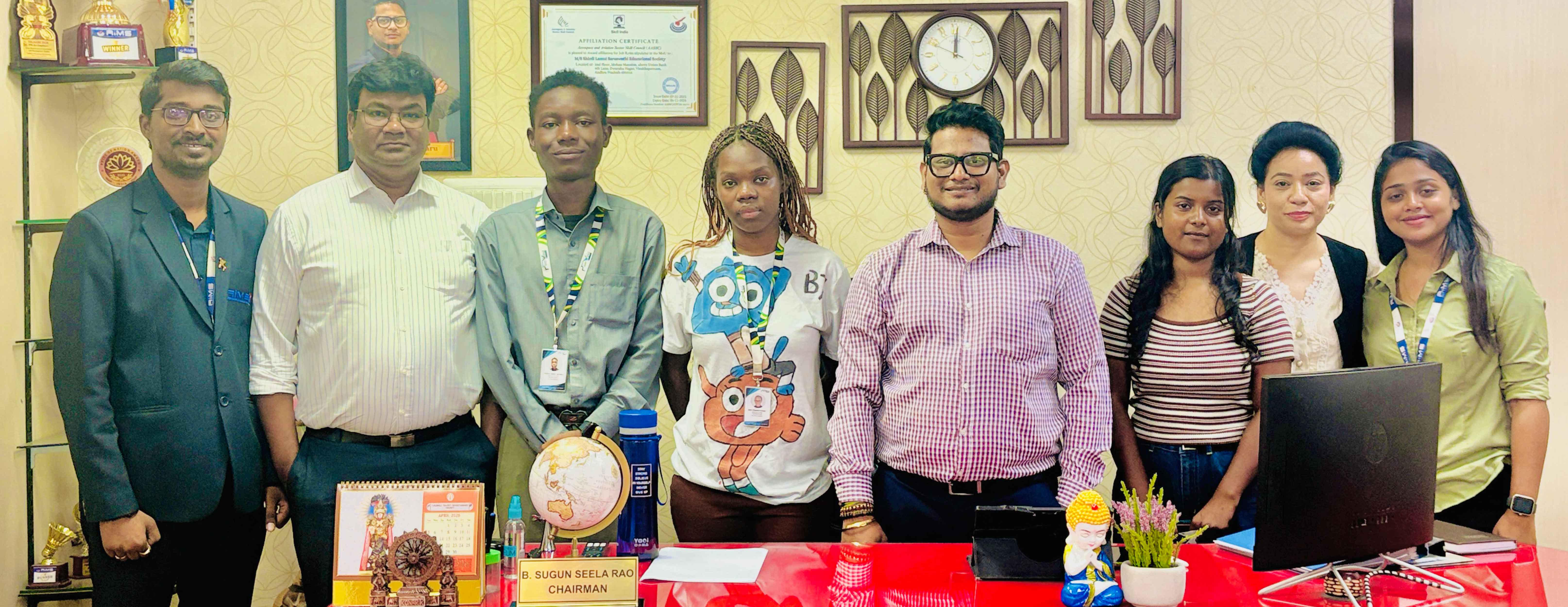 Affiliated to Skill India, NCVET, Aerospace & Aviation Sector Skill Council - Andhra Institute of Management and Science, a top BBA and Aviation College in Vizag